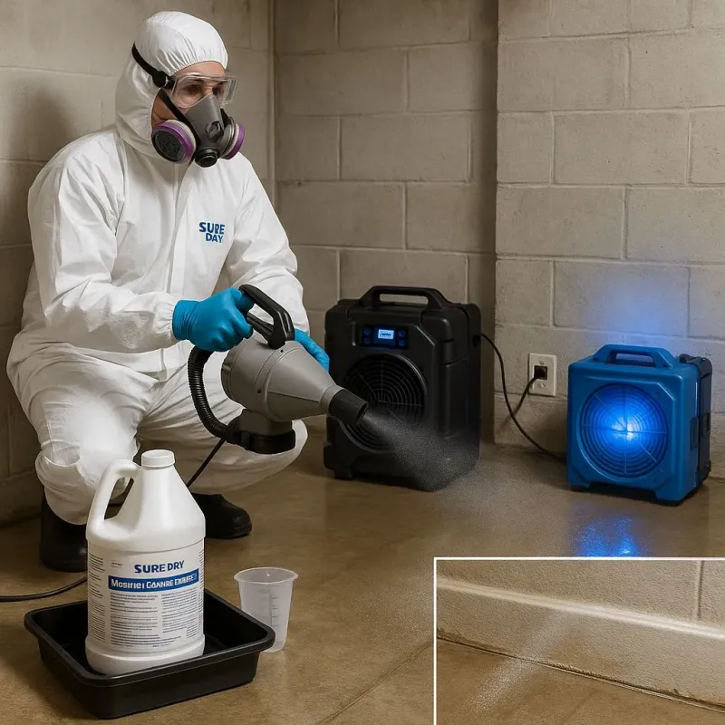 Sanitization and Odor Removal process in South Taft, CA