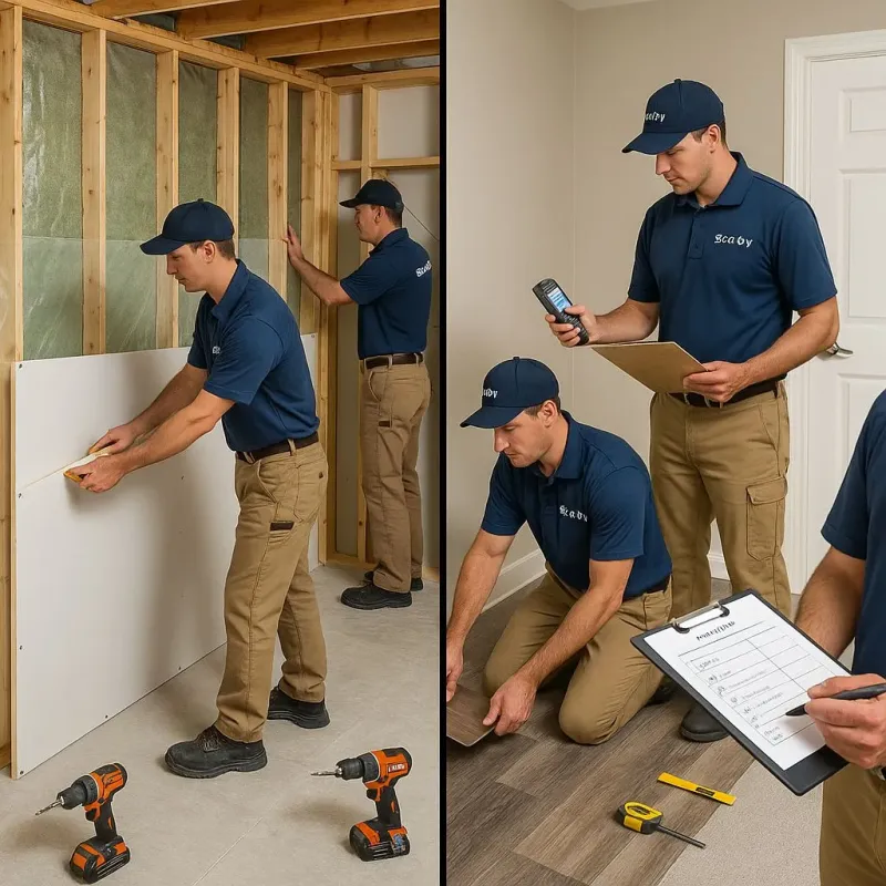 Repairs and Reconstruction process in South Taft, CA